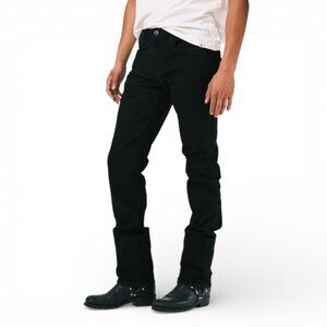 Buffalo David Bitton Ash Slim Jeans Men's Size 34x30 Black Rinse Denim